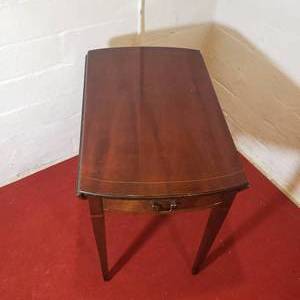 English Single Drawer Dropleaf Table
