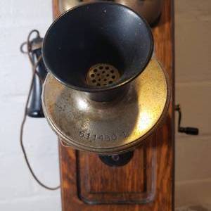 Playful Antique Wall Phone