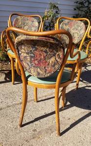 Empire State Chair Bentwood Dining Chairs, set of 4