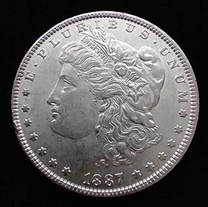 1887 Morgan Dollar