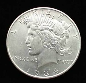 1934-D Peace Dollar