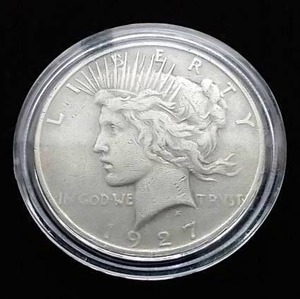 1927-D Peace Dollar