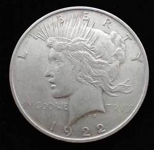 1922-D Peace Dollar