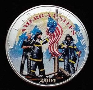 Colorized Silver Eagle - 9112001 Tribute