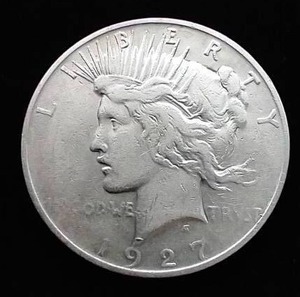 1927-D Peace Dollar