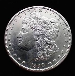 1890-CC Morgan Dollar