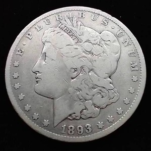 1893-CC Morgan Dollar