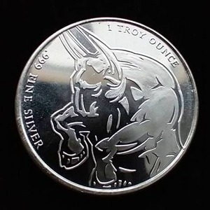 2013 1 Oz. Silver Round - Bull & Bear