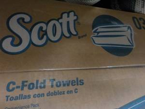 Scott Case of 1800 C-Fold Towels...