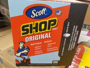 Scott Box of 200 Shop Towels...
