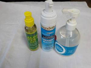 Aloe Vera Gel, Hand Sanitizers...
