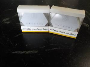 2 Portable Sound Machines...