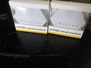 2 Portable Sound Machines...