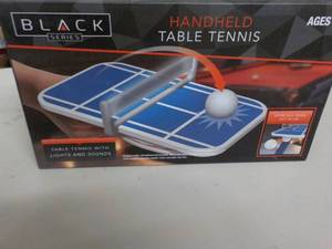 Black Handheld Table Tennis Game...