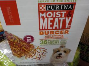 13.5 lb. Box Purina Dog Pouches...