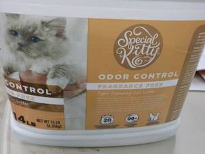 14 Lb. Jug Special Kitty Cat Litter...