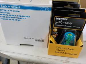 4 Manual Pencil Sharpeners...