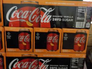 4 - 12 pkgs Coca Cola Orange Vanill...