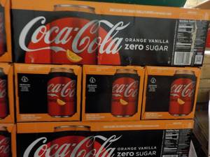 4 - 12 pkgs Coca Cola Orange Vanill...