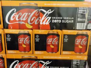 4 - 12 pkgs Coca Cola Orange Vanill...