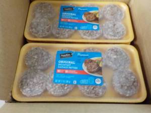 8 - 12 Frozen Pkgs Breakfast Sausag...