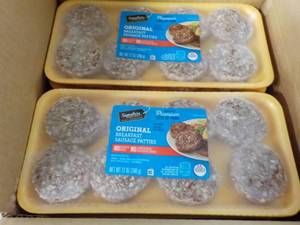 8 - 12 Frozen Pkgs Breakfast Sausag...