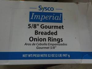 32 oz Box Frozen Breaded Onion Ring...