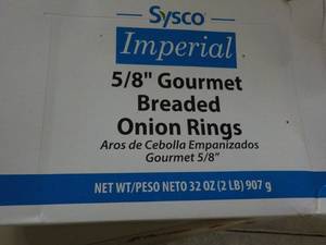 32 oz Box Frozen Breaded Onion Ring...