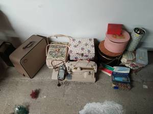 Singer Sewing Machine and Sewing Supplies