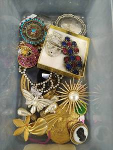 Collection of Belt Buckles and Broches