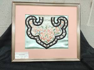 Antique Chinese Embroidery Collar Piece