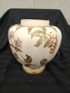 Vintage Hand Painted Royal Worcester Vase