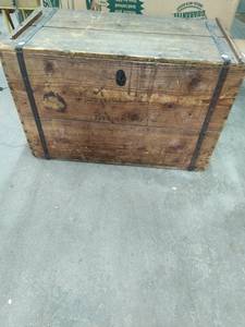 Vintage Wood Trunk