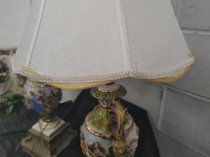 Two Vintage Three Way Lamps
