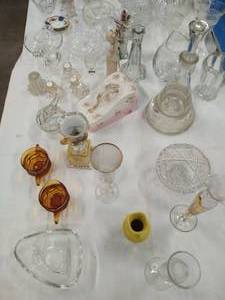 Collection Of Glassware And Dcor