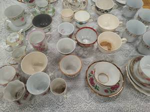 Collection Of China Cups And Saucers