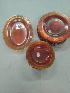 Carnival Glass Plates