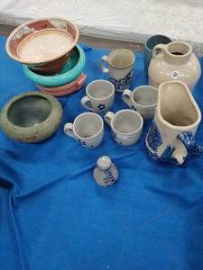 Collection Of Pottery Dishware