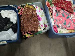 Collection Of Assorted Clothing And Materials