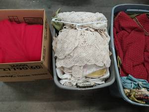 Collection Of Assorted Clothing And Materials