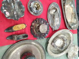 Collection Of Silverplated Items