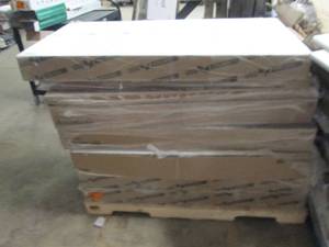 lot 18 image: pallet of 5 packages of ceiling til...