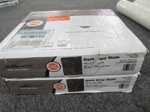 lot 35 image: 2 cases of Dark Grey Slate 12 in. x...
