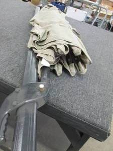 lot 41 image: brown umbrella...