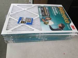 lot 51 image: 6 filtrete 18x25x1 furnace filters...