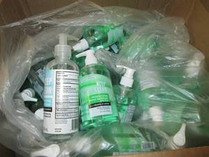 lot 56 image: box of keep clean moisturizing hand...