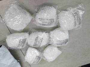 lot 60 image: 8 packages of 18 inch elastic strin...