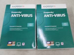 lot 78 image: 2 new kaspersky antivirus essintial...