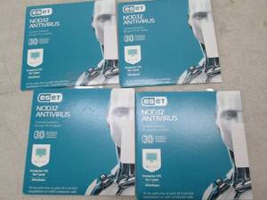 lot 81 image: 4 new eset nod32 antivirus...