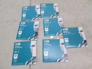 lot 83 image: 7 new eset nod32 antivirus...